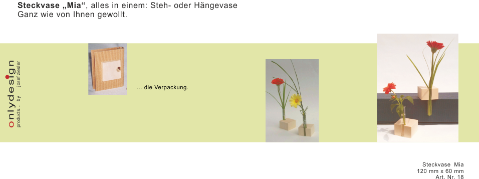 Steckvase Mia