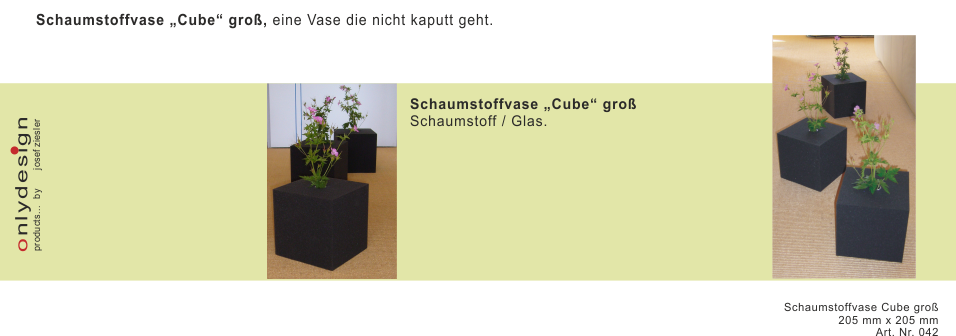 Schaumstoffvase gro